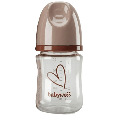 Бутылочка для кормления Babywell 08066 коричневая 1